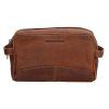 Pánská kožená toaletní taška Vikten | koňaková