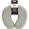 Cestovní polštář z paměťové pěny ExtraSoft - šedý