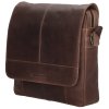 Pánská kožená taška Henes přes rameno | hnědá