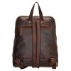 Pánský kožený batoh Bolle | tmavě hnědý