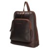 Pánský kožený batoh Bolle | tmavě hnědý