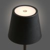 Stolní LED lampa Bradford Black – dobíjecí