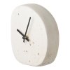 Stolní hodiny Linz White – cementové | 14×15 cm
