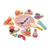 Dřevěná pizza sada na hraní - 30dílná