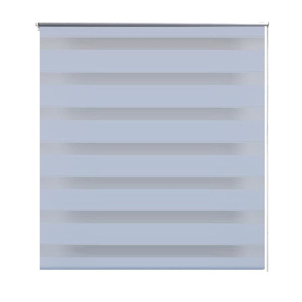 Roleta den a noc - Zebra - Twinroll - bílá | 40x100 cm
