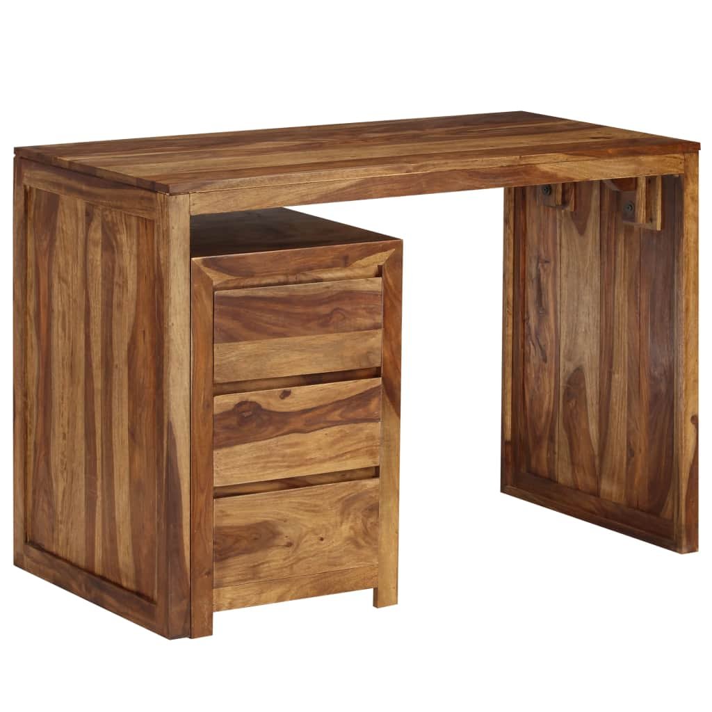 Psací stůl z masivního sheeshamového dřeva | 110x55x76 cm