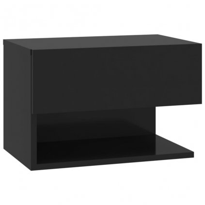 Nástěnný noční stolek Biagi | černý