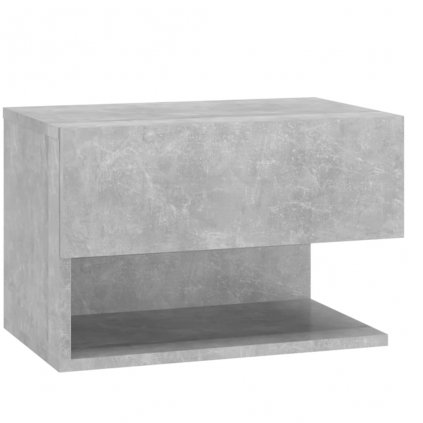 Nástěnný noční stolek Biagi | betonově šedý