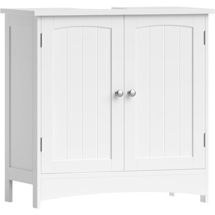 Koupelnová skříňka pod umyvadlo VASAGLE BBC01WT - 60×30×60 cm | bílá