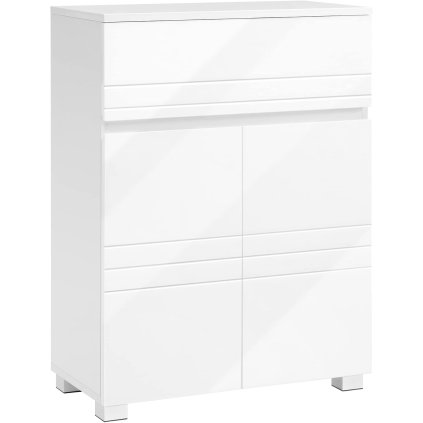 Koupelnová skříňka VASAGLE BBK140W01 - 80x60x30 cm | bílá