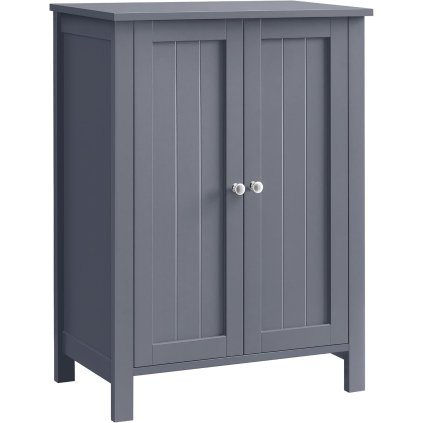 Koupelnová skříňka VASAGLE BCB60GY – 80x60x30 cm | šedá