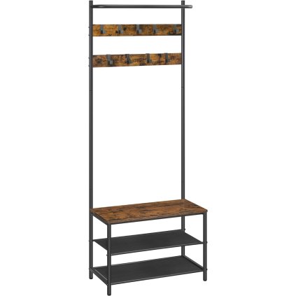 Předsíňová stěna s botníkem a lavicí HSR411B01 | 180x64x32,2 cm