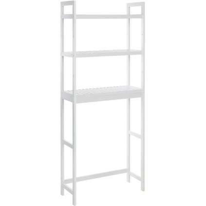 Koupelnový regál nad toaletu VASAGLE BTS01WT- 163x63x26 cm | bílý
