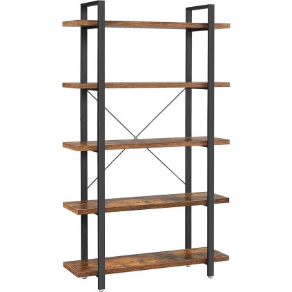 Knihovna / regál Elverum - 5 polic | 177,5x105x33,5 cm