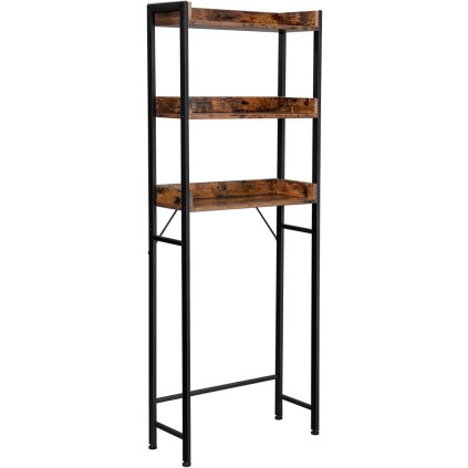 Koupelnová police nad toaletu/pračku VASAGLE BTS002B01V1 - 165x63x25 cm | hnědá
