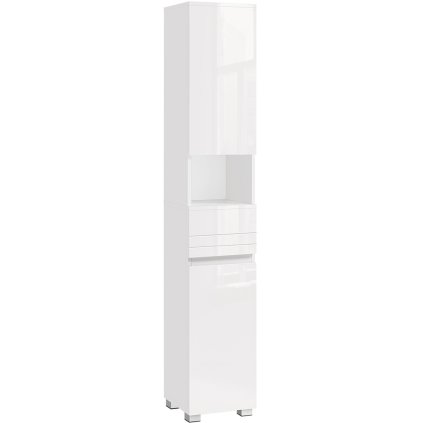 Koupelnová skříňka VASAGLE BBC560P31 - 170x30x30 cm | bílá