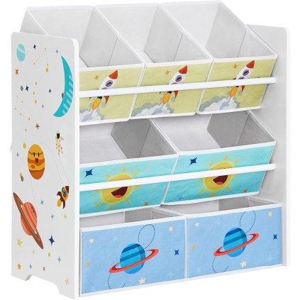 Dětská komoda / organizér na hračky Silda se 7 košíky - barevný | 62,5x29,5x60 cm81qsaPuKKZL. AC SL1500