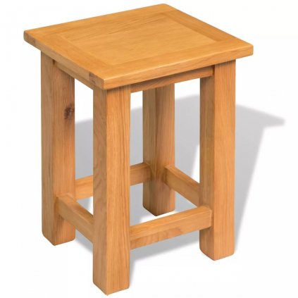 Odkládací stolek masivní dub|  27x24x37 cm