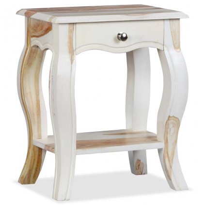Noční stolek - masivní sheeshamové dřevo | 40x30x50 cm
