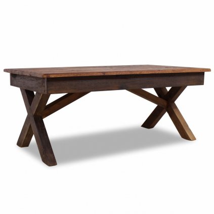 Konferenční stolek - masivní recyklované dřevo | 110x60x45 cm