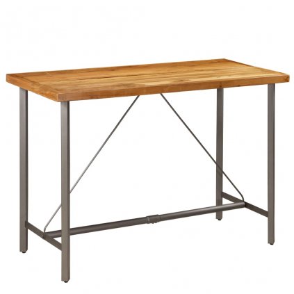 Barový stůl Cronulla - masivní teak | 150x70x106 cm