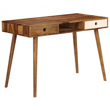 Psací stůl Singa z masivního sheeshamového dřeva | 110x55x76 cm