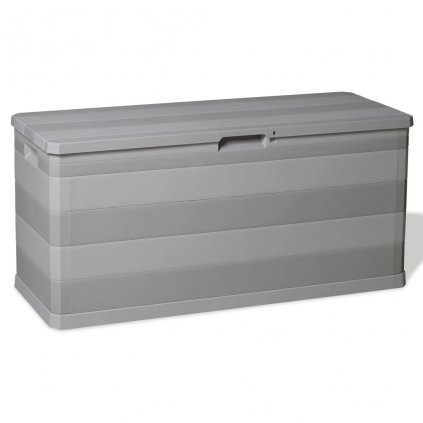 Venkovní úložný box - 280L - šedý | 117x45x56 cm