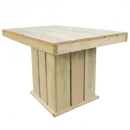 Zahradní jídelní stůl z FSC impregnované borovice | 110x75x74 cm