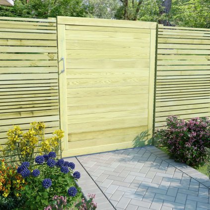 Zahradní branka - FSC dřevo | 125x100 cm