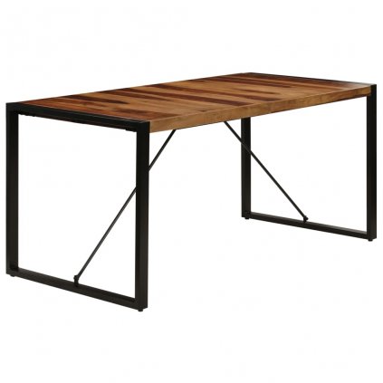 Jídelní stůl - masivní sheeshamové dřevo | 160x80x75 cm