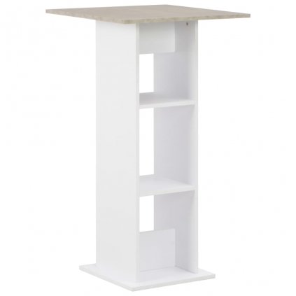 Barový stůl - bílý | 60x60x110 cm