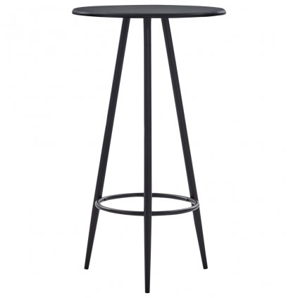 Barový stůl Lolleta - MDF - 60x107,5 cm | černý