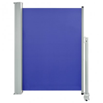 Zatahovací boční markýza/zástěna na terasu Ash - modrá | 100x300 cm