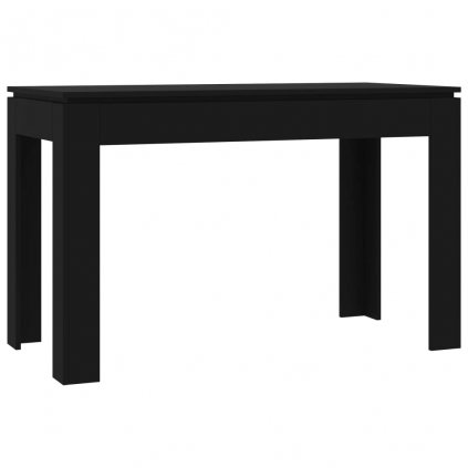 Jídelní stůl Clyde - černý - dřevotříska | 120x60x76 cm