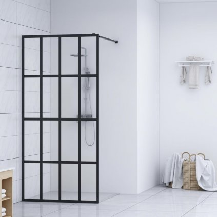 Zástěna do průchozí - sprchy tvrzené sklo | 140 x 195 cm