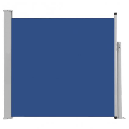 Zatahovací boční markýza/zástěna na terasu Ash - modrá | 170x300 cm