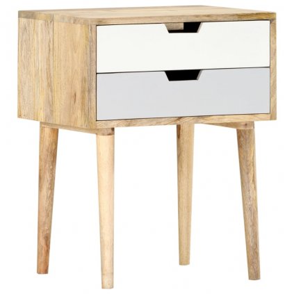 Noční stolek Imported - masivní mangovníkové dřevo | 47x35x59 cm