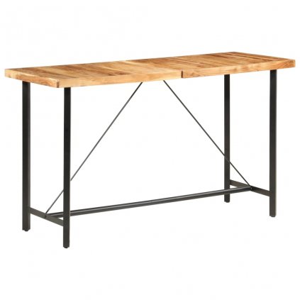Barový stůl Schullz - 180x70x107 cm | masivní sheeshamové dřevo