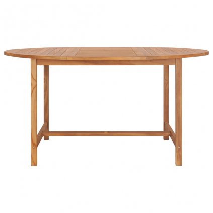 Zahradní stůl Partter - masivní teakové dřevo | 150x76 cm