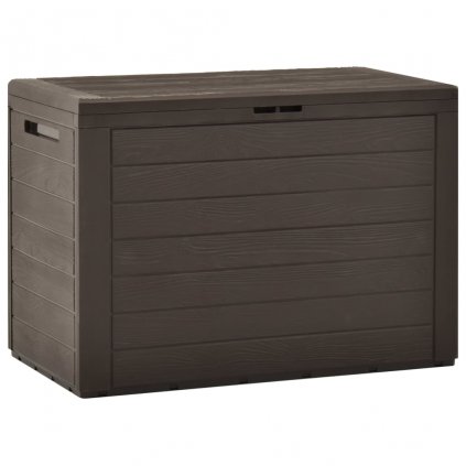 Venkovní úložný box Haniell - 190L - hnědý | 78x44x55 cm