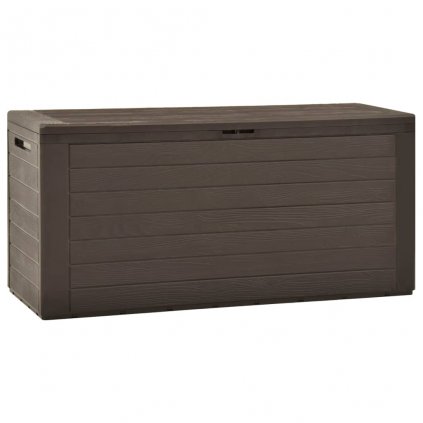 Venkovní úložný box Haniell - 290L - hnědý | 116x44x55 cm