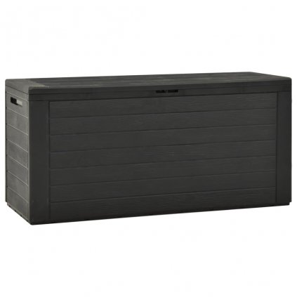 Venkovní úložný box Haniell - 290L - antracitový | 116x44x55 cm