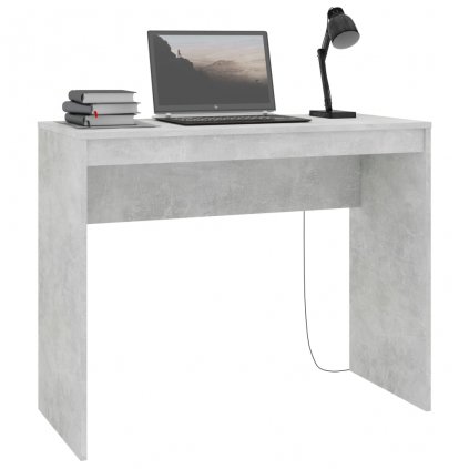 Psací stůl Claredon - betonově šedý | 90x40x72 cm