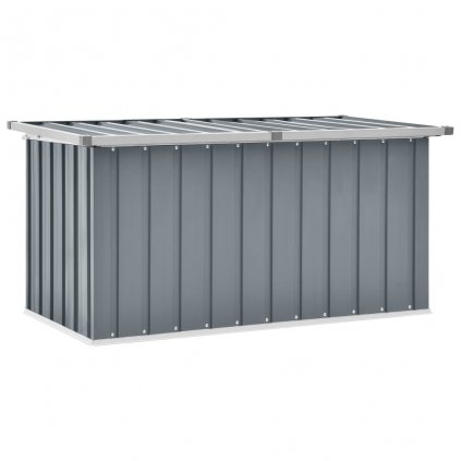 Zahradní úložný box Barnes - ocel - šedý | 129 x 67 x 65 cm
