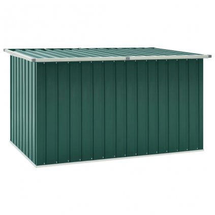 Zahradní úložný box Barnes - ocel - zelený | 171 x 99 x 93 cm