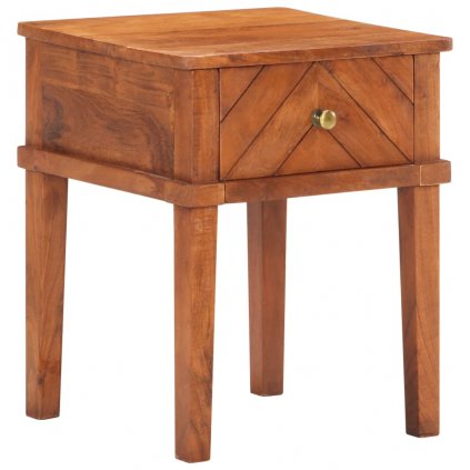 Noční stolek Imphotepp - masivní akciové dřevo | 40x40x50 cm