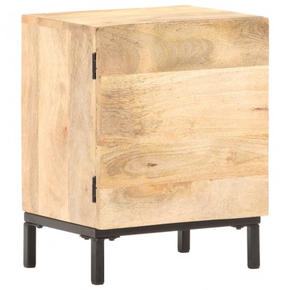Noční stolek Marden - masivní mangovníkové dřevo | 40x30x51 cm