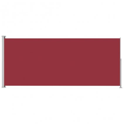 Zatahovací boční markýza - 180x500 cm | červená