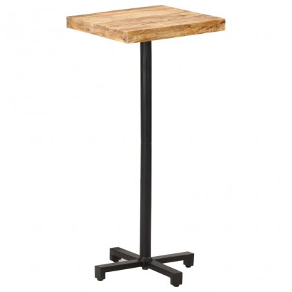 Barový stůl Dansey - čtvercový - hrubé mangovníkové dřevo | 50x50x110 cm