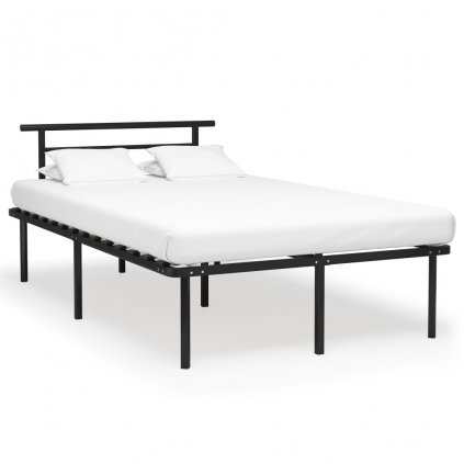 Rám postele Ledbury - černý kov | 120x200 cm